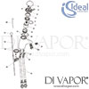 Ideal Standard Halo Basin Mixer SL Bathroom Tap Spare Parts